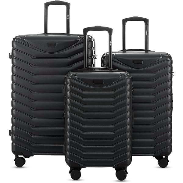 Amazon.com: IZOD Zane 3 Piece ABS Hardside Luggage Set, Expandable